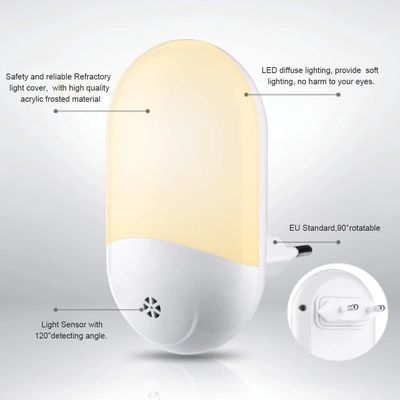 30LM motion activated night light plug in /  0.30w Automatic Sensor Night Lamp